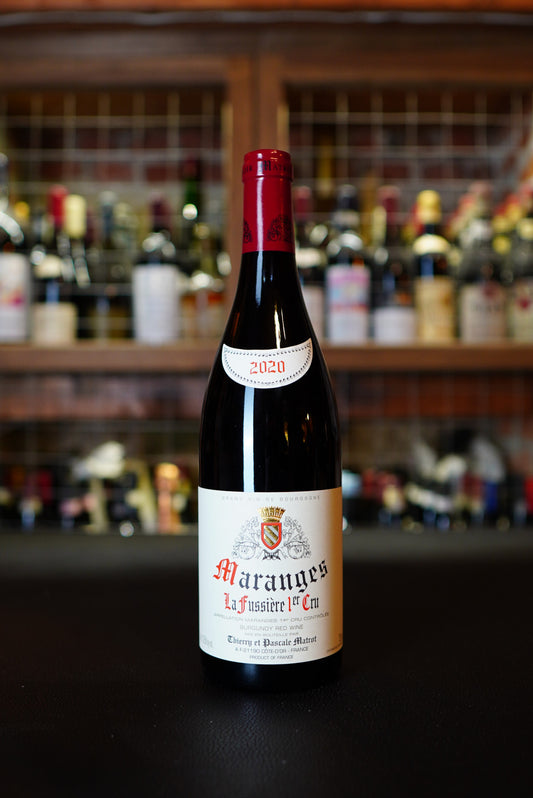 THIERRY ET PASCALE MATROT MARANGES LA FUSSIÈRE 1ER CRU PINOT NOIR 2020