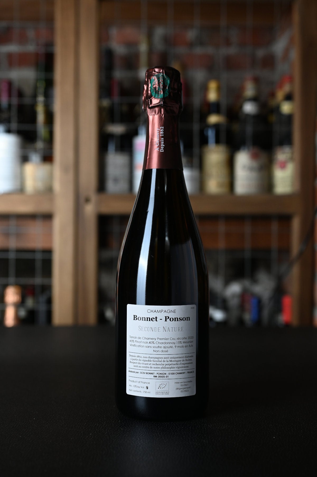 BONNET-PONSON CHAMPAGNE SECONDE NATURE CHAMERY PREMIER CRU