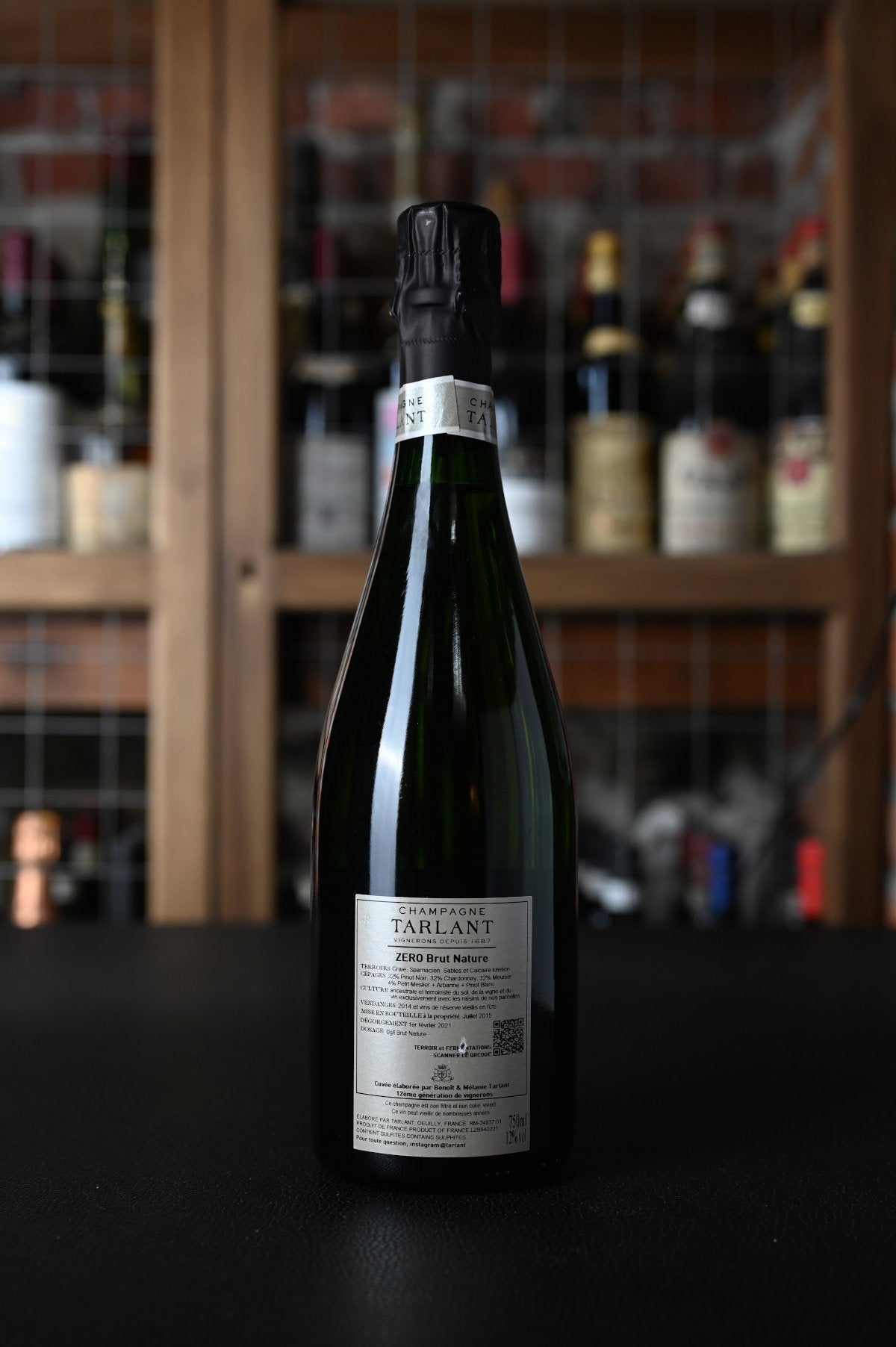 CHAMPAGNE TARLANT ZERO BRUT NATURE A OEUILLY