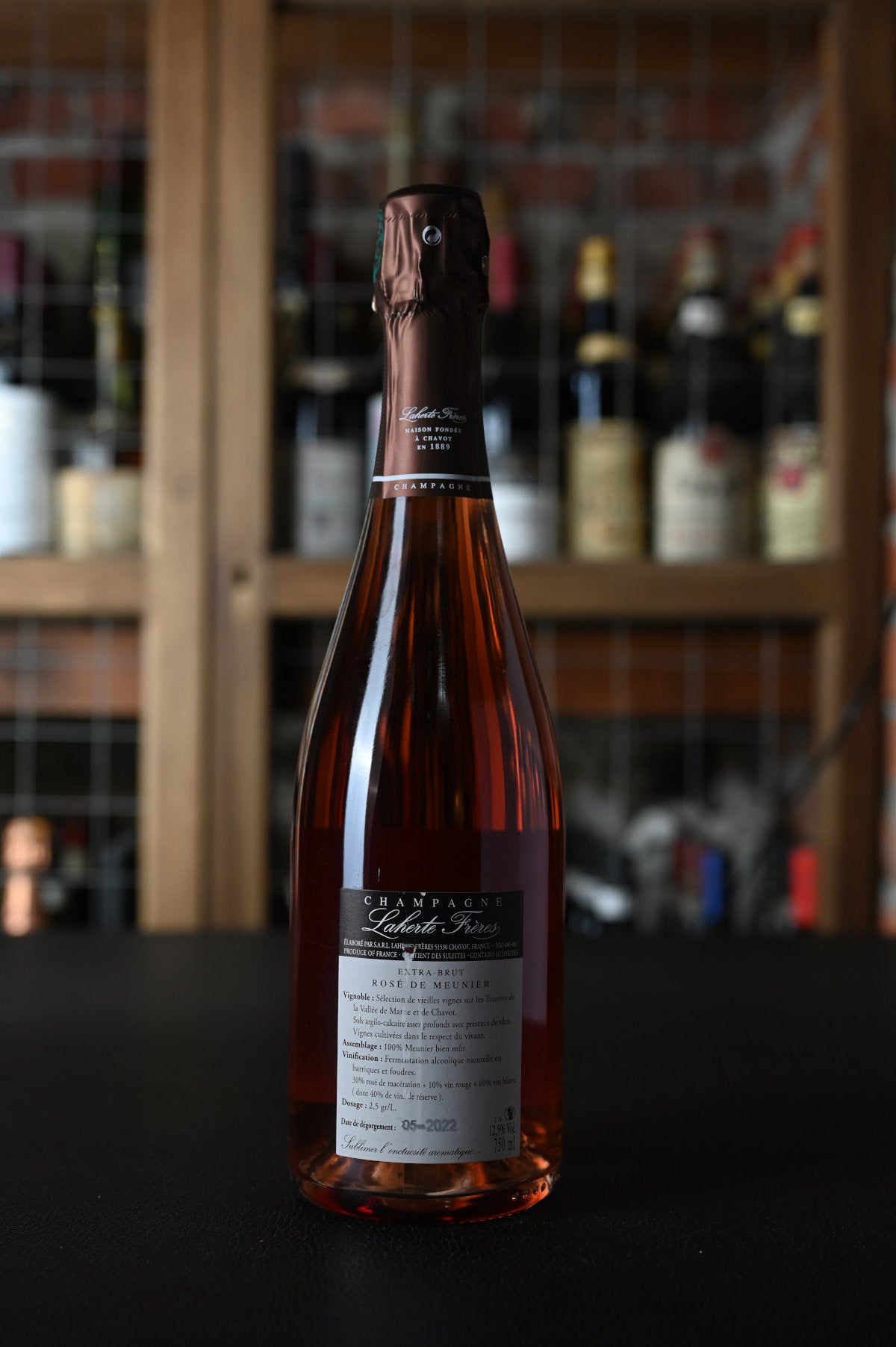 LAHERTE FRERES CHAMPAGNE ROSÉ DE MEUNIER EXTRA BRUT